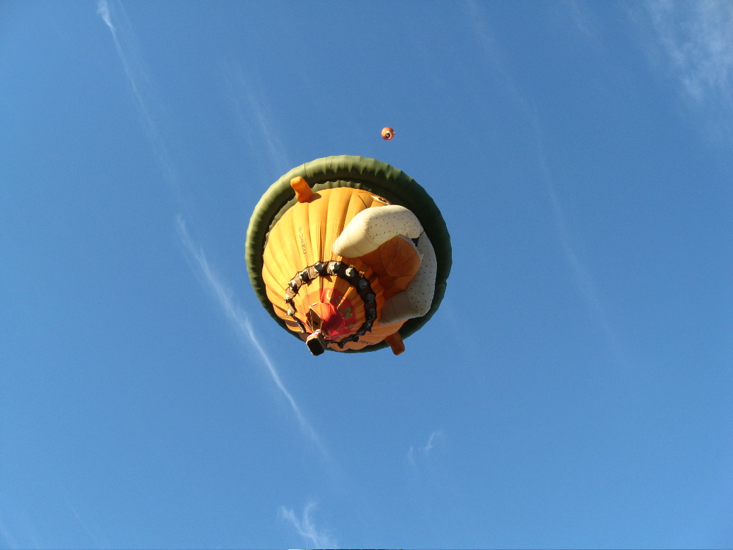 The Marines bulldog passes low over our heads
