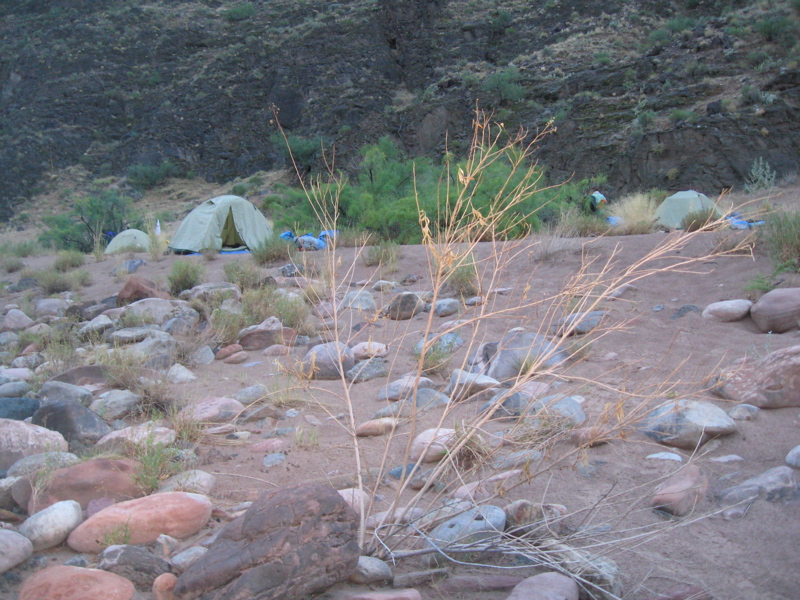 Our bedraggled camp after a sudden sand and rain storm made us pitch tends in the middle of the night
