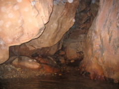Waterfall cave