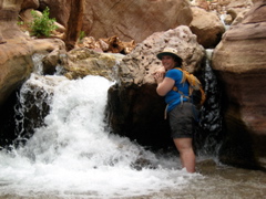 Little waterfall at Deer Creek "Patio"